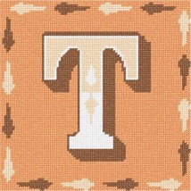 Pepita Needlepoint kit: Letter T, 7&quot; x 7&quot; - $50.00+