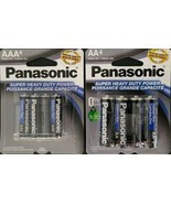 Panasonic AAA and AA Batteries Remote Control Heavy Duty, Alkaline 4PK, ... - £2.39 GBP