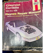 Haynes Chevrolet Corvette 1984-1996 Repair Manual 24041  Poor Condition (B) - $179.11 MXN