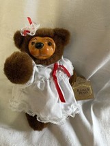 Robert Raikes Bear 7&quot; Collectors Club Wood Face Tammy with Tag - £16.99 GBP