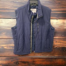 Orvis Puffer Vest Mens XXL Blue Classic Collection Duck Down Outdoor Zipper EUC - £23.52 GBP