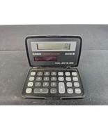 Casio Dual Leaf Black SL-200 Folding Solar Calculator - $8.86