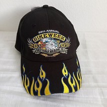 VTG Bike Week 2009 Hat Daytona Beach Florida 68th Flames NWT Adjustable Cap OS - £33.26 GBP