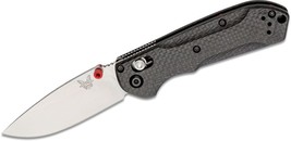 Benchmade Mini Freek Flding Knife 3&quot; S90V Satin Plain Blade, Carbon Fibe... - £249.13 GBP