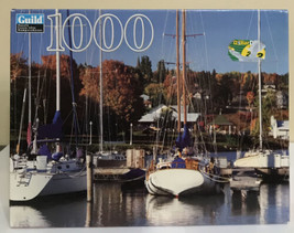 New Guild 1000 Vintage Puzzle Lake Superior Harbor Bayfield Wisconsin Boats - $9.49