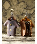 Creative crazy horse leather clothes shape key case - $24.99