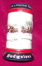 budweiser/holiday stein/ {christmas  1990} - £18.94 GBP