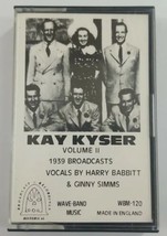 Kay Kyser Volume II 1939 Broadcasts Cassette Tape Wave Band Music  - £29.28 GBP