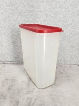 One Rubbermaid 21 Cups Clear Food Storage Container With Red Lid - $15.98