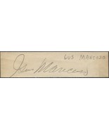1940&#39;S GUS MANCUSO SIGNED CUT SIGNATURE CARDINALS GIANTS CUBS DODGERS + - €8,40 EUR