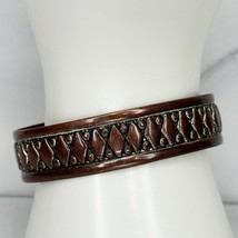 Vintage Distressed Studded Cuff Bracelet - £5.43 GBP