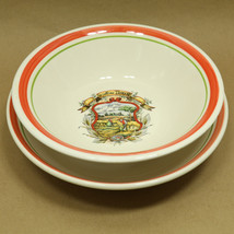Vintage Himark Pasta Serving Bowl 10.75&quot; &amp; 10&quot; Ceramic Italy  Le Colline Toscane - £30.88 GBP