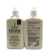 Hempz Sensitive Skin Herbal Body Moisturizer Soothe Dry Skin 17 oz-2 Pack - $56.68 CAD