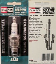 Champion Marine Spark Plug 5838 Stainless Steel Replaces: L78V 833 833M ... - £3.08 GBP