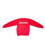 Vintage 90s Indiana University Hoosiers Red Crewneck Sweatshirt Made In ... - $41.24 CAD