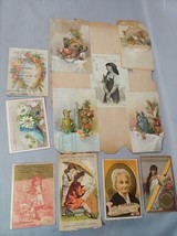 Victorian Trade Card Scrap Book page + loose Cards - £17.09 GBP