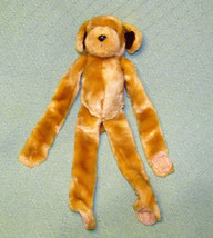 16" Plush Hanging Dog Sticky Hands Puppy Stuffed Animal Tan Its All Greek To Me - $13.50