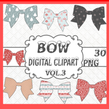 Bow Digital Clipart Vol. 3 - $1.25