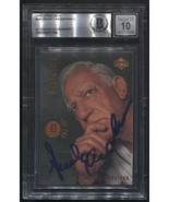 1996 UPPER DECK SPARKY ANDERSON #480 AUTOGRAPHED HOF BECKETT BAS AUTO GRADE 10 - $2,183.98 MXN