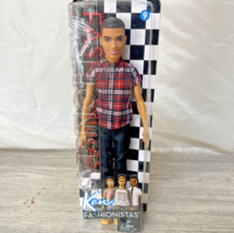 Mattel Barbie Ken Fashionistas #9 Plaid on Point Doll Slim FNH41 Box Damage - £13.08 GBP