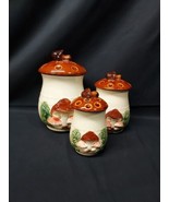 MID CENTURY MODERN Empress of Haruta MUSHROOM Ceramic Canister Set of 3 ... - $1,055.11 MXN