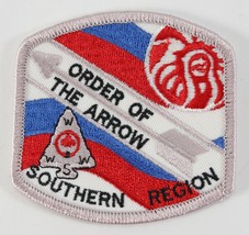 Vintage Southern Region Order of the Arrow Silver WWW OA Boy Scouts Camp Patch - £9.19 GBP