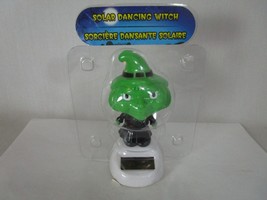 Solar Powered Dancing Witch Bobble Head Toy By Greenbrier International NEW - £6.42 GBP