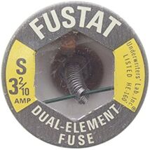 Bussman S-3-2/10 Fustat Dual Element Plug Type S, Brown - $24.83