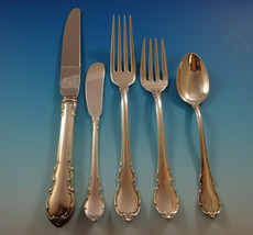 Modern Victorian by Lunt Sterling Silver Flatware Set For 8 Service 40 Pieces - £1,466.77 GBP