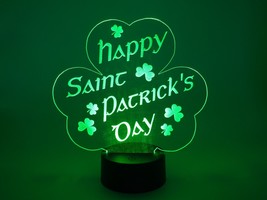 St. Patrick&#39;s Day Decoration LED Light Sign Bar Pub Mancave Shop Window Display - £17.08 GBP