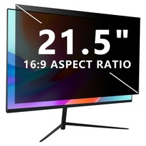 Computer Privacy Screen 21.5 Inch, Removable 16:9 Aspect Ratio Widescree... - £43.27 GBP