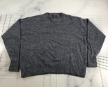 Pendleton Sweater Mens Extra Large Heather Blue Virgin Wool Crew Neck Re... - $68.43