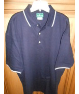 OUTER BANKS MENS POLO GOLF COLLARED SHIRTS NAVY BLUE SMALL GOLF NEW  - $3.46