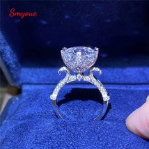 2/1 CT Moissanite Diamond Luxury Wedding&amp;Engagement Rings For Women Gold Plated  - £73.40 GBP