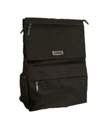 Bugatti Reborn Backpack Zip Nylon Ajustable Strap Black RFID - $42.24 CAD