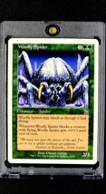 2001 MTG Magic the Gathering Deckmasters Woolly Spider Green Magic Card - £4.56 GBP