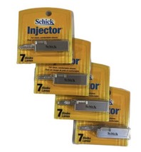 (4) Schick Injector Razor Refill Blades, 7 Count Each, - £39.30 GBP