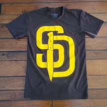 DEADVIEW San Diego T-Shirt Men&#39;s M Padres Stab Brown Yellow - $14.80