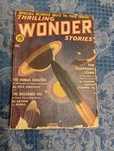 Feb 1939 Thrilling Wonder Stories US Pulp Magazine Sheridan Kummer Burks - $19.79