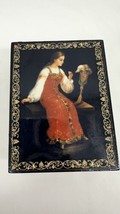 Classy, High Quality, Russian Lacquer Box, Russian Girl - £70.56 GBP