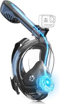 X-Lounger Full Face SNORKEL MASK free breath foldable-180 panoramic ~NEW~ - £38.59 GBP