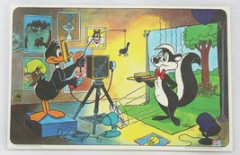 VINTAGE 1976 Pepsi Looney Tunes Daffy Duck Pepe Le Pew 10x16"  Placemat - $19.79