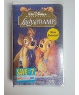 Disney&#39;s Lady and the Tramp VHS Masterpiece Collection-Clamshell Case Ne... - $20.36 CAD
