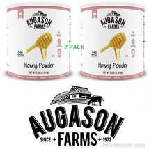 2 PACK Augason Farms Honey Powder, 3 LBS, Long Term Emergency Survival Food 30Yr - £55.22 GBP