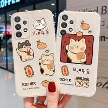 Cute Cat Kitten Phone Cases For Samsung A32 S22 S21 Ultra S23 Plus S20 FE A53 A5 - £10.24 GBP+
