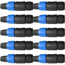 10 Pack 2P Conductor Pole Jack Speakon Compatible Speaker Cable Plug Connector - £47.99 GBP
