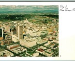 Birds Eye View City of San Diego California CA UNP Chrome Postcard J14 - £3.91 GBP