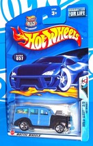 Hot Wheels 2003 Wild Wave Series #57 &#39;40 Woody Black &amp; Blue w/ 5SPs - £2.37 GBP