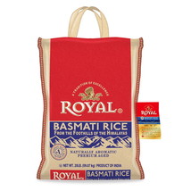 Authentic  Naturally Aged Long Grain Indian White Basmati Rice, 20 Lb. Bag - £30.50 GBP