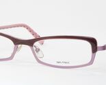 Jean Lafont MAMBO 241 Marron / Rose/Noir Unique Lunettes 49-17-140mm France - $156.57